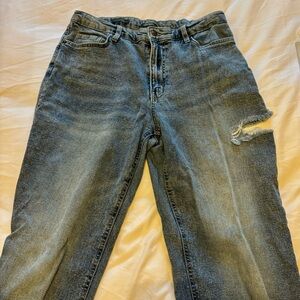 Wild Fable Blue Flare Wide Leg Jeans